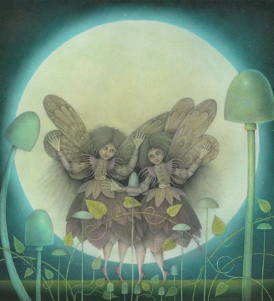 Tančící víly, 2011 (kombinovaná technika) od Wayne Anderson