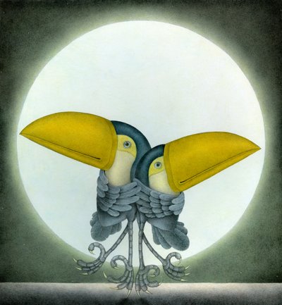 Tukan plechovkový, 2010 (kombinovaná technika) od Wayne Anderson