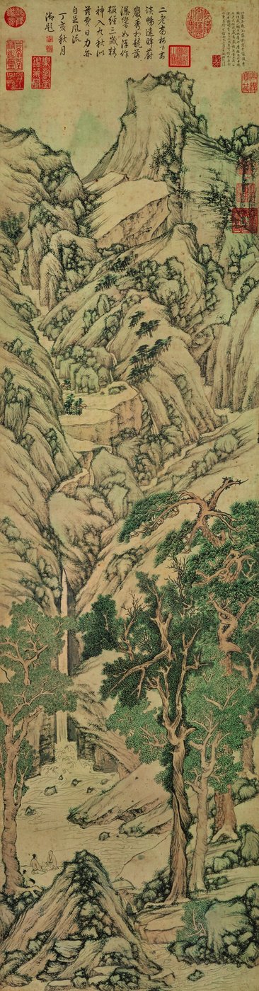 Tisíc vrcholů soupeřících o nádheru od Wen Zhengming