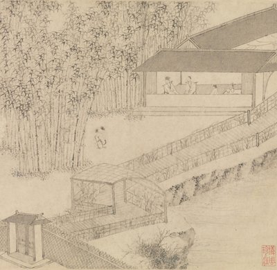 Zahrada nešikovného správce, 1551. od Wen Zhengming
