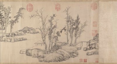 Letní útočiště ve východním háji, datované do roku 1515. od Wen Zhengming