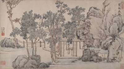 Cassia Grove Studio, ca. 1532. od Wen Zhengming