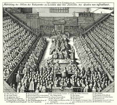 Soud s Thomasem Wentworthem od Wenceslaus (after) Hollar