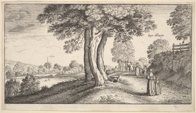 Albury, 1625-77. od Wenceslaus Hollar