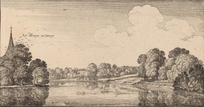 Albury, 1645. od Wenceslaus Hollar