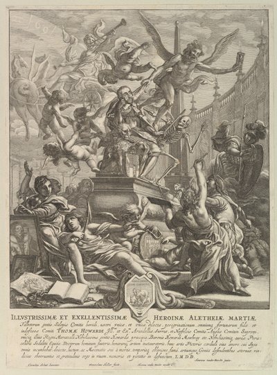 Alegorie na smrt hraběte z Arundel, ca. 1646. od Wenceslaus Hollar