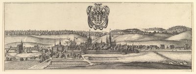 Ansbach a Coburg, Pohled a dvou pohledů a&b., 1625-77. od Wenceslaus Hollar