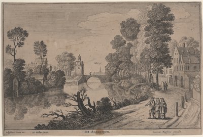 Antverpy (lept) od Wenceslaus Hollar