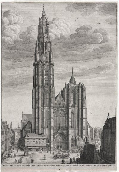 Antverpská katedrála, 1649. od Wenceslaus Hollar