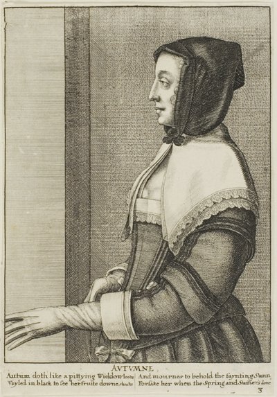 Podzim od Wenceslaus Hollar
