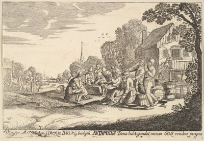 Podzim, 1629. od Wenceslaus Hollar