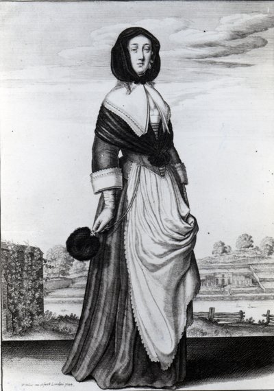 Podzim, 1643 od Wenceslaus Hollar