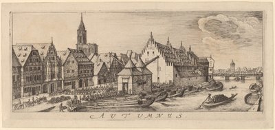 Podzim: Vinný trh od Wenceslaus Hollar