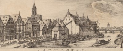 Podzim: Vinný trh, c. 16281629. od Wenceslaus Hollar