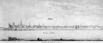 Bonn, kolem 1630-36 od Wenceslaus Hollar