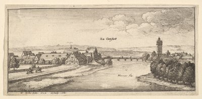 Cannstadt, 1665. od Wenceslaus Hollar