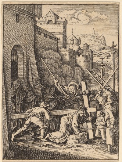 Nesení Kříže od Wenceslaus Hollar