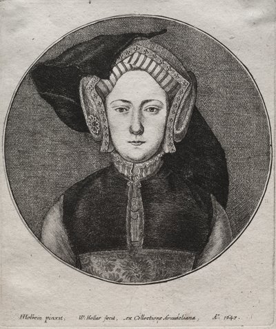 Kateřiny Aragonské od Wenceslaus Hollar