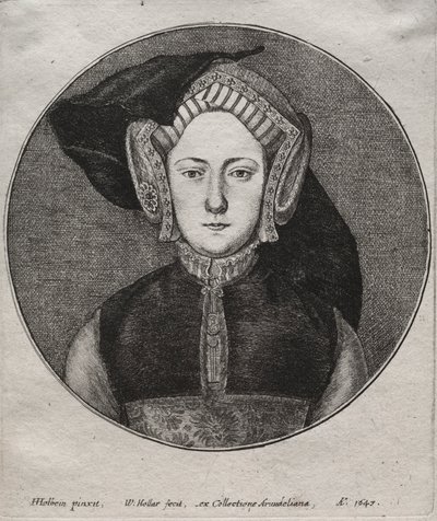 Kateřina Aragonská, 1647. od Wenceslaus Hollar