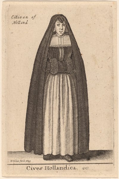 nizozemští občané od Wenceslaus Hollar
