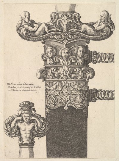 Dýka a pochva, 1645. od Wenceslaus Hollar