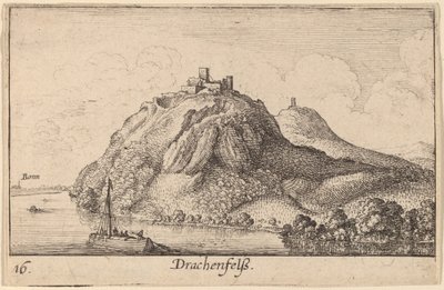 Drachenfels od Wenceslaus Hollar