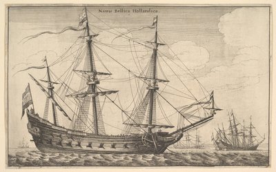 Holandská válečná loď, 1647. od Wenceslaus Hollar