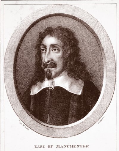 hrabě z Manchesteru, připisovaný Delaportovi, vyrytý de Langlumem od Wenceslaus Hollar