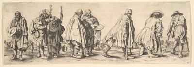 Osm žebráků, 1630. od Wenceslaus Hollar
