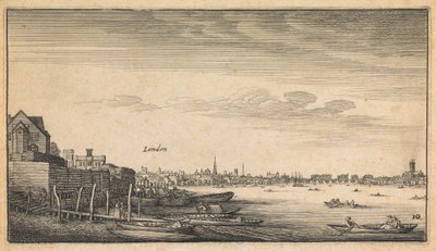 Anglické pohledy: Londýn od Wenceslaus Hollar