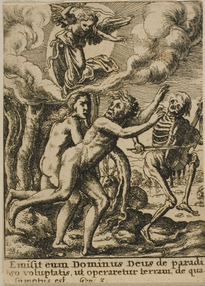 Vyhnání z ráje od Wenceslaus Hollar