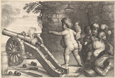 Fire The Four Elements, 1647. od Wenceslaus Hollar