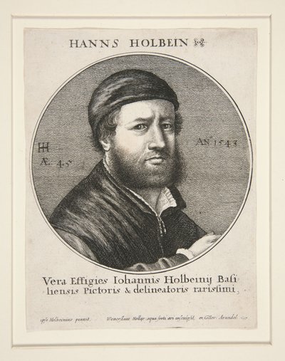 Hans Holbein mladší (1497/8-1543) od Wenceslaus Hollar