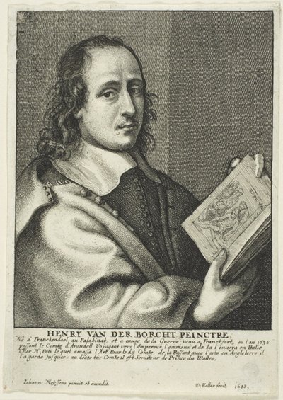 Hendrik van der Borcht mladší od Wenceslaus Hollar