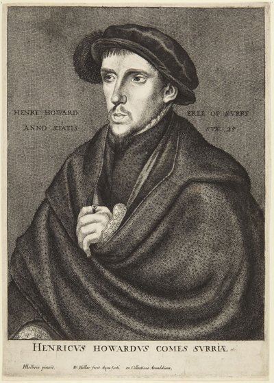 Henry Howard, hrabě ze Surrey od Wenceslaus Hollar