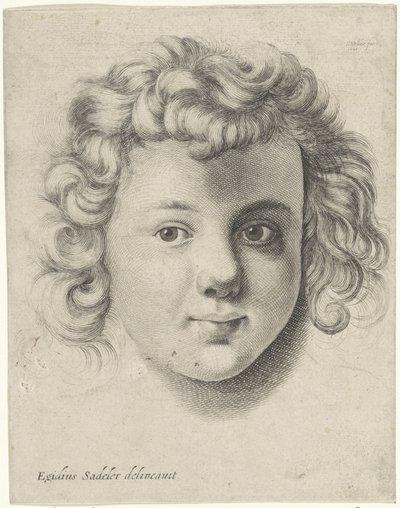 Hlava dítěte od Wenceslaus Hollar