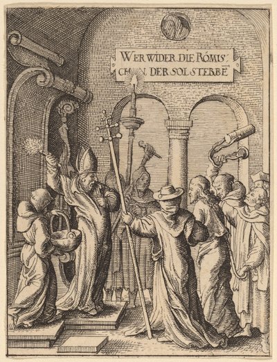 Ježíš před Kaifášem od Wenceslaus Hollar