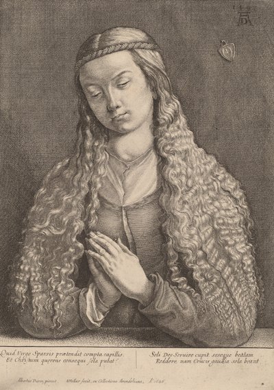 Katharine Furlegerin, 1646. od Wenceslaus Hollar