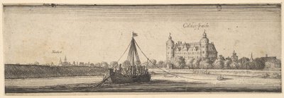 Zámek Kelsterbach poblíž Hoechst nad Mohanem, 1642-44. od Wenceslaus Hollar