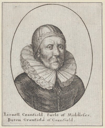 Lionell Cranfield, hrabě z Middlesexu, baron Cranfield z Cranfieldu, 1644., 1644. od Wenceslaus Hollar