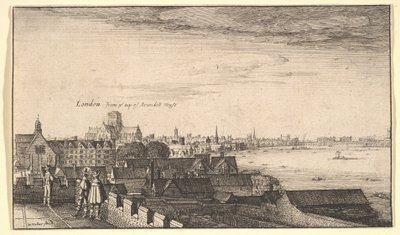 Londýn z Arundel House, 1643. od Wenceslaus Hollar