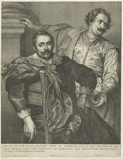 Luke a Cornelis z Waelu od Wenceslaus Hollar