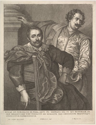 Lucas a Cornelius van Wael, 1646. od Wenceslaus Hollar