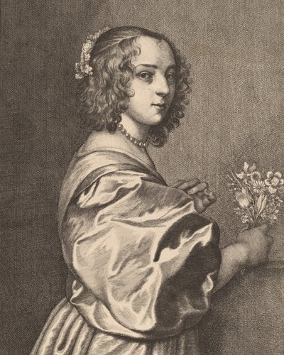 Margaret Lemonová, 1646. od Wenceslaus Hollar