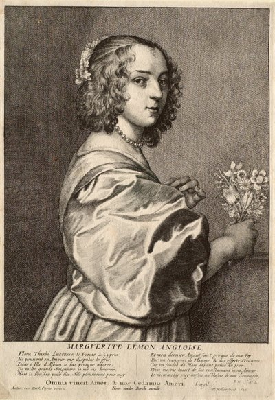 Marguerite Lémon, Angličanka od Wenceslaus Hollar