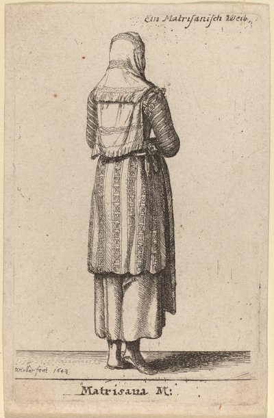 Matrisana M. od Wenceslaus Hollar