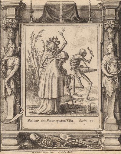 Stará žena, 1651. od Wenceslaus Hollar