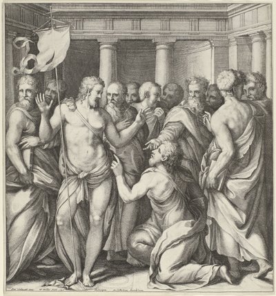 Tomášova nevíra od Wenceslaus Hollar