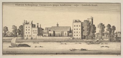 Palác arcibiskupa z Canterbury poblíž Londýna Lambeth House Lambeth House: P..., 1647 od Wenceslaus Hollar