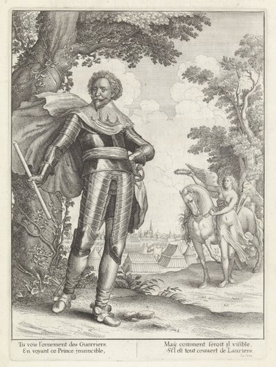 Portrét van Frederik Hendrik, princ van Oranje Historie vstupu královny matky nejkřesťanského krále do Spojených provincií Nizozemska. (název seriálu) od Wenceslaus Hollar